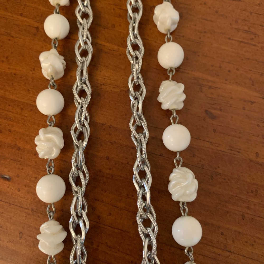 Vintage Sarah Coventry double-strand necklace